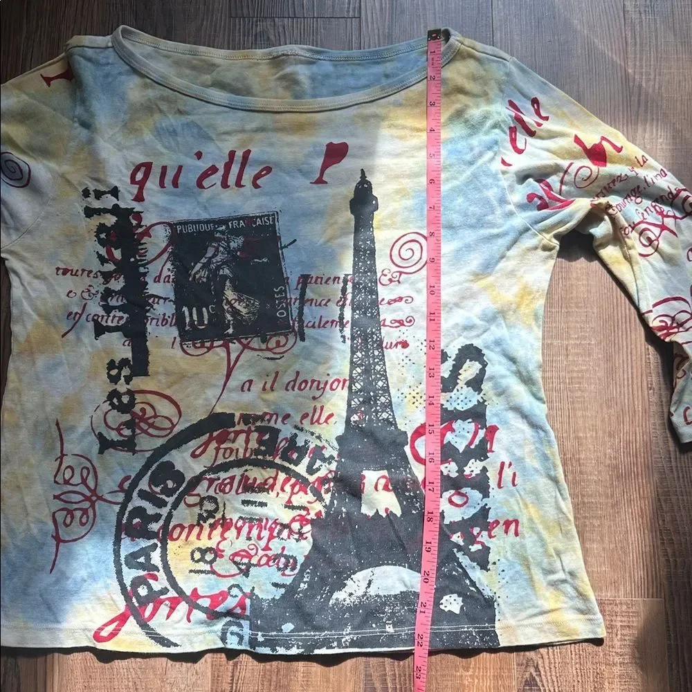 Qu’elle P Vintage top made in France